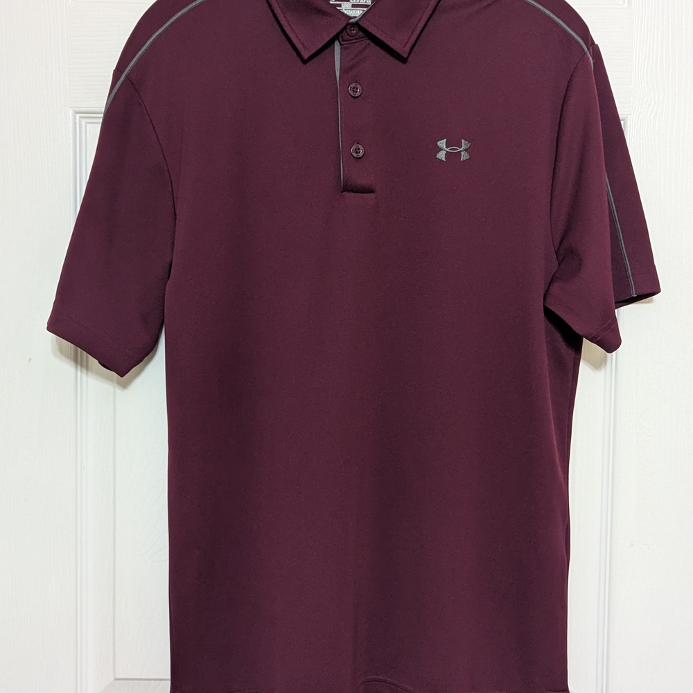 Under Armour Men's Maroon Polo Shirt